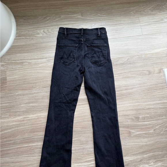 MOTHER Women’s The Hustler Ankle Fray Black Encounters at Midnight Sz 27 EUC - Picture 13 of 15